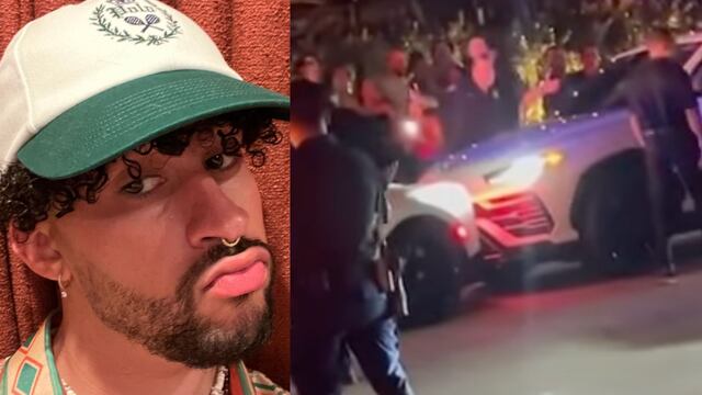 Golpean el Bugatti de Bad Bunny en la inauguración de su restaurante en Miami