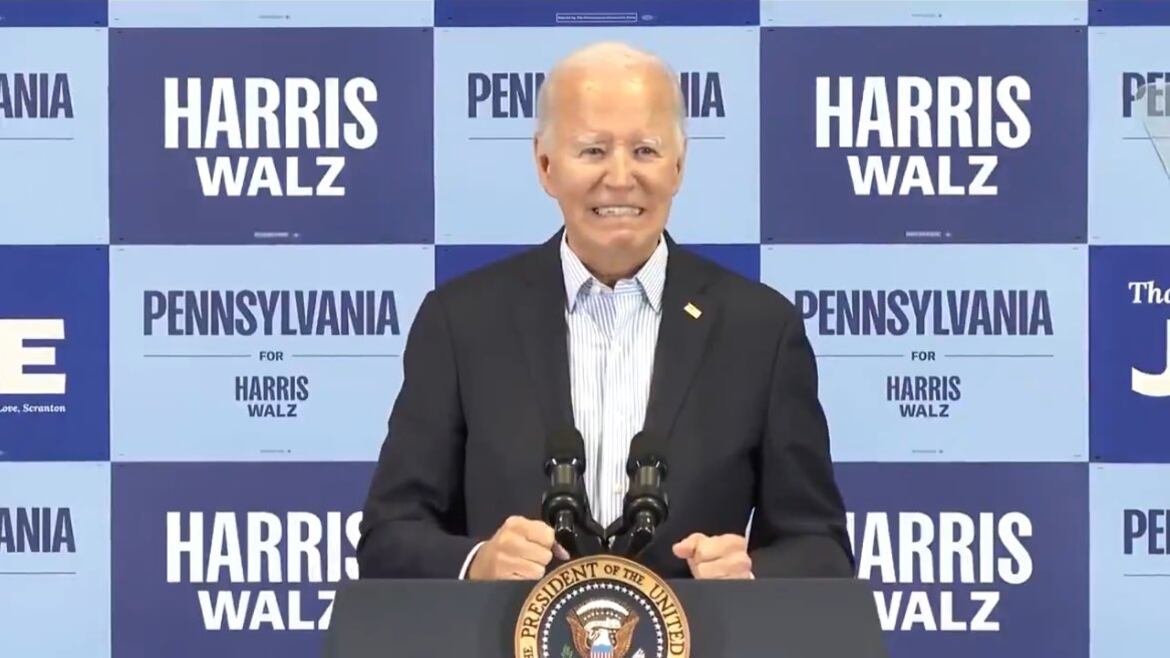 Joe Biden dice que a Donald Trump “le gustaría pegarle en el trasero”