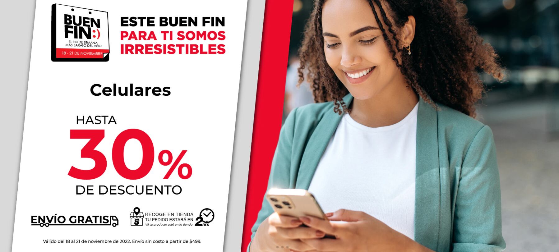 Descuentos en celulares Buen Fin 2022 en Sears