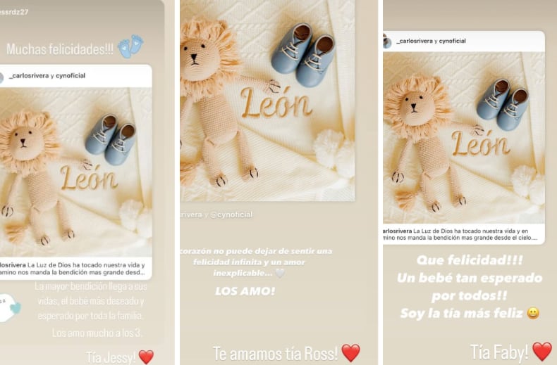 Cynthia Rodríguez elige a las tías de su bebé
