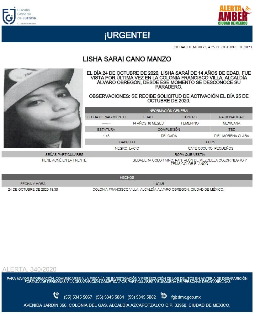 Ficha de búsqueda de Lisha