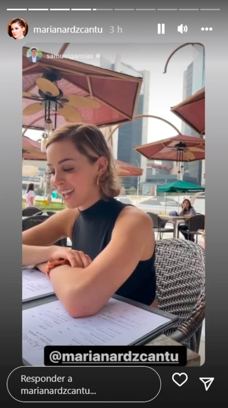 Historias de Mariana Rodríguez del domingo 7 de agosto/captura de pantalla