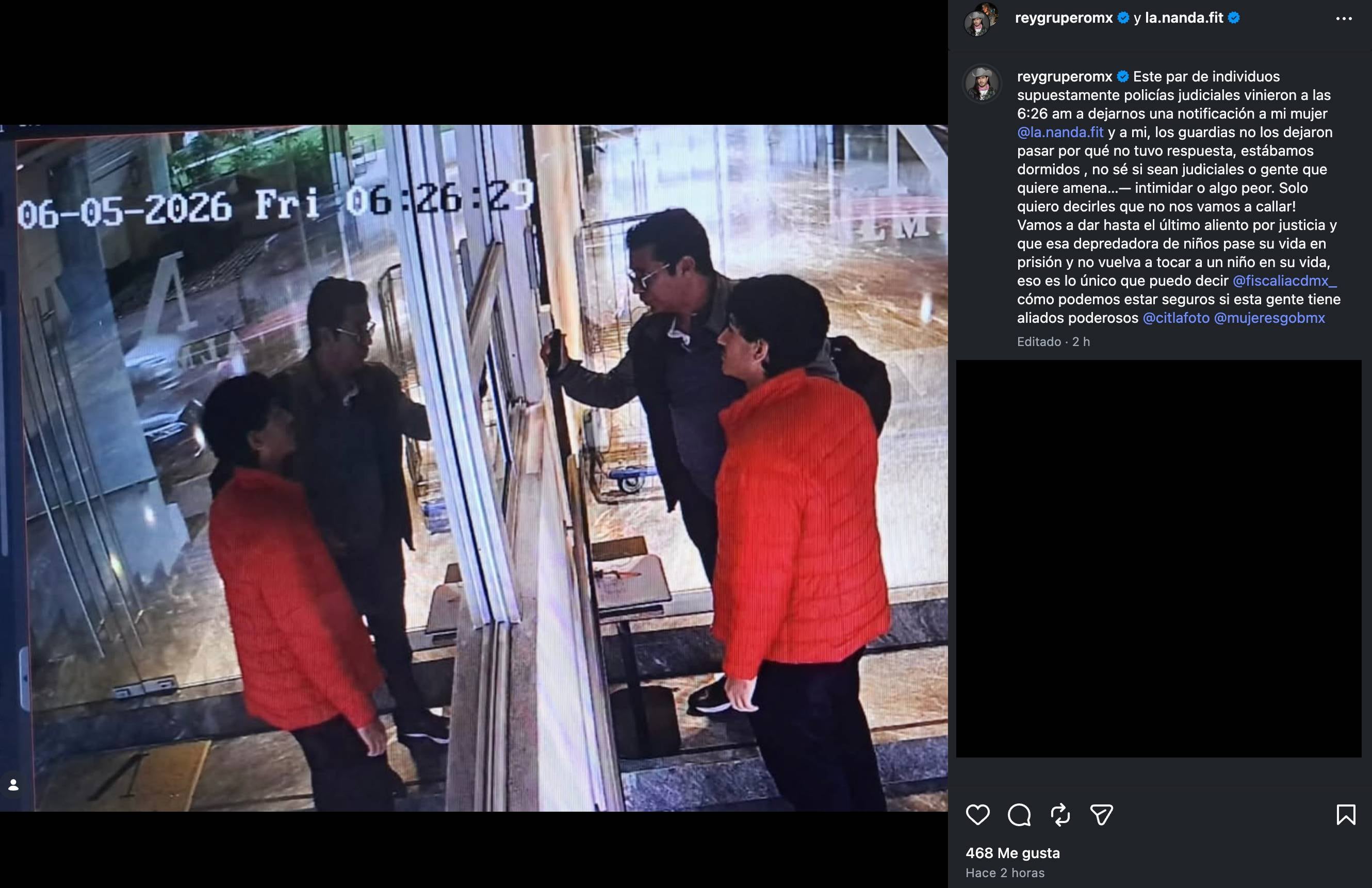 Rey Grupero denuncia presunta intimidación