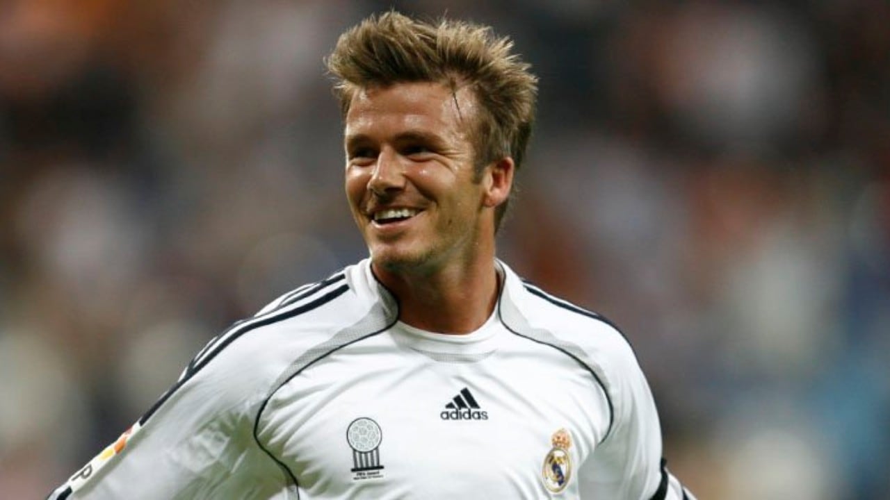 David Beckham en su etapa como merengue.