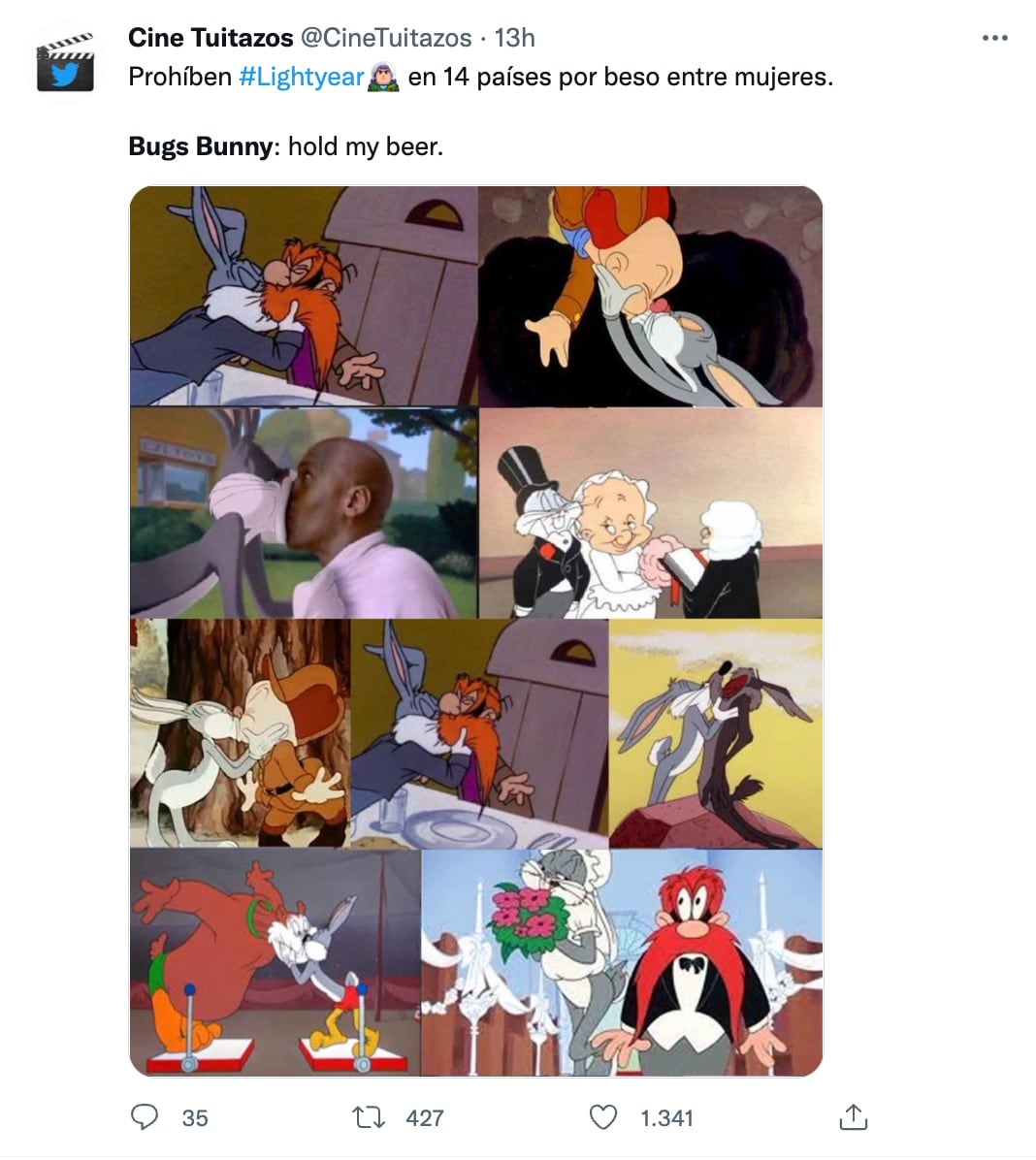Respuestas al tuit de Bugs Bunny