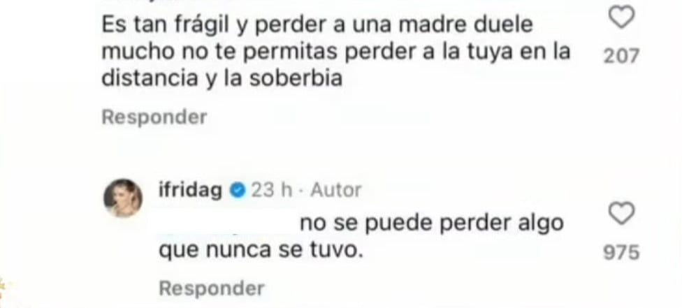 Frida Sofía reacciona a la reconciliación con Alejandra Guzmán.