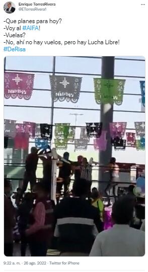 AIFA se pinta de colores con función de Lucha Libre