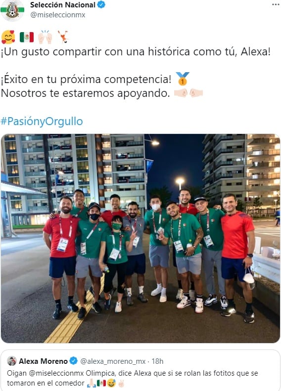 Alexa Moreno con la Selección Mexicana