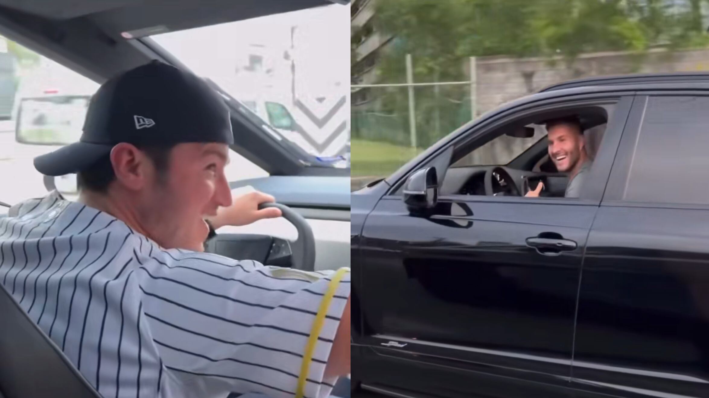 Samuel García se encuentra a Gignac manejando; le promete una Cybertruck si Tigres gana el Clásico Regio