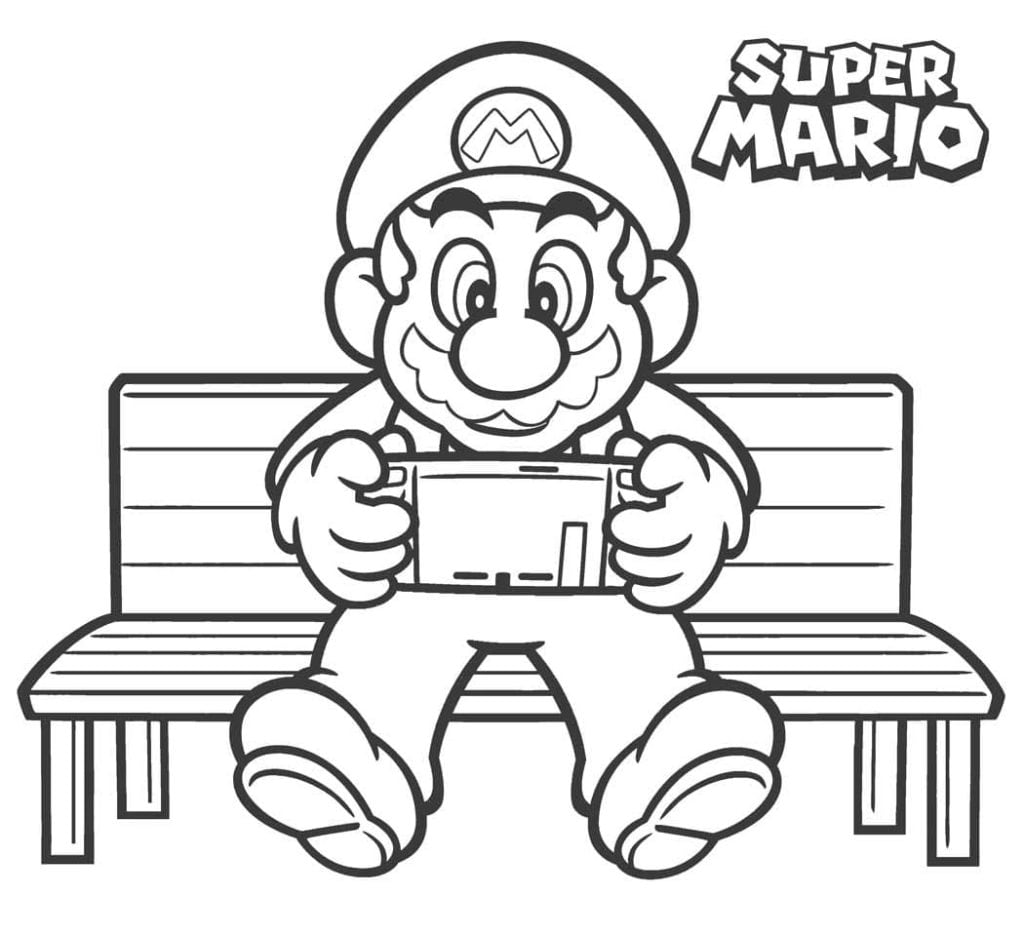 10 dibujos de Mario Bros para colorear mientras esperas el lanzamiento de Super Mario Bros. Wonder