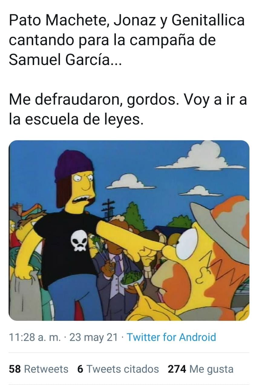 Publicación de Twitter - @HavuckElRobot