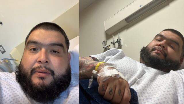 La Mole se muestra hospitalizado.