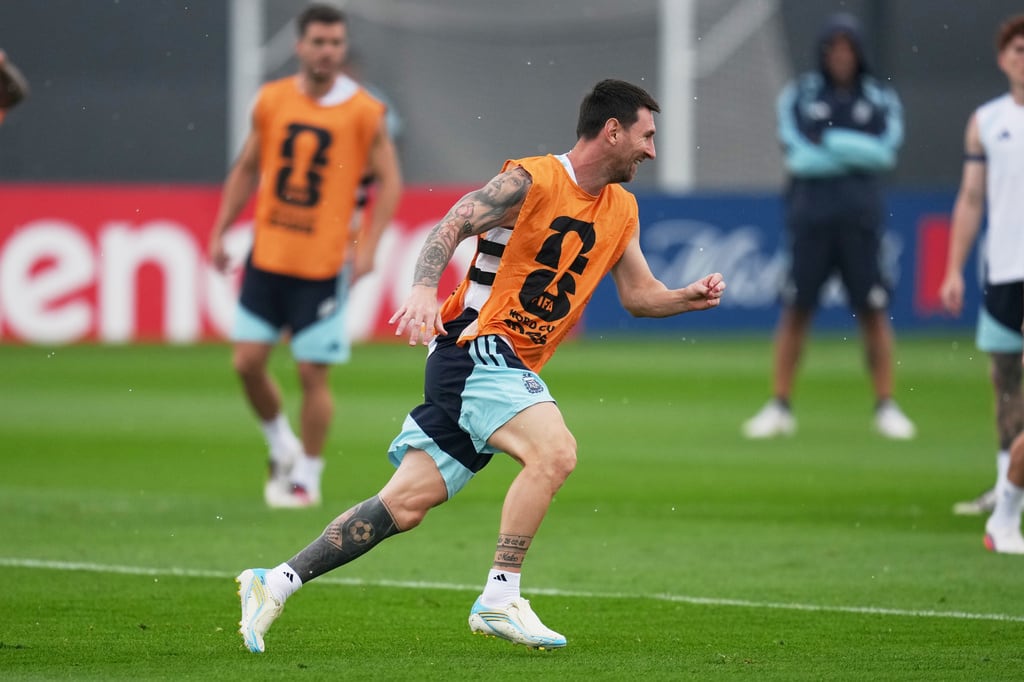 Argentina sí pudo entrenar previo a la Final del Mundial ante España