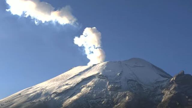 Volcán Popocatépetl hoy 17 de octubre