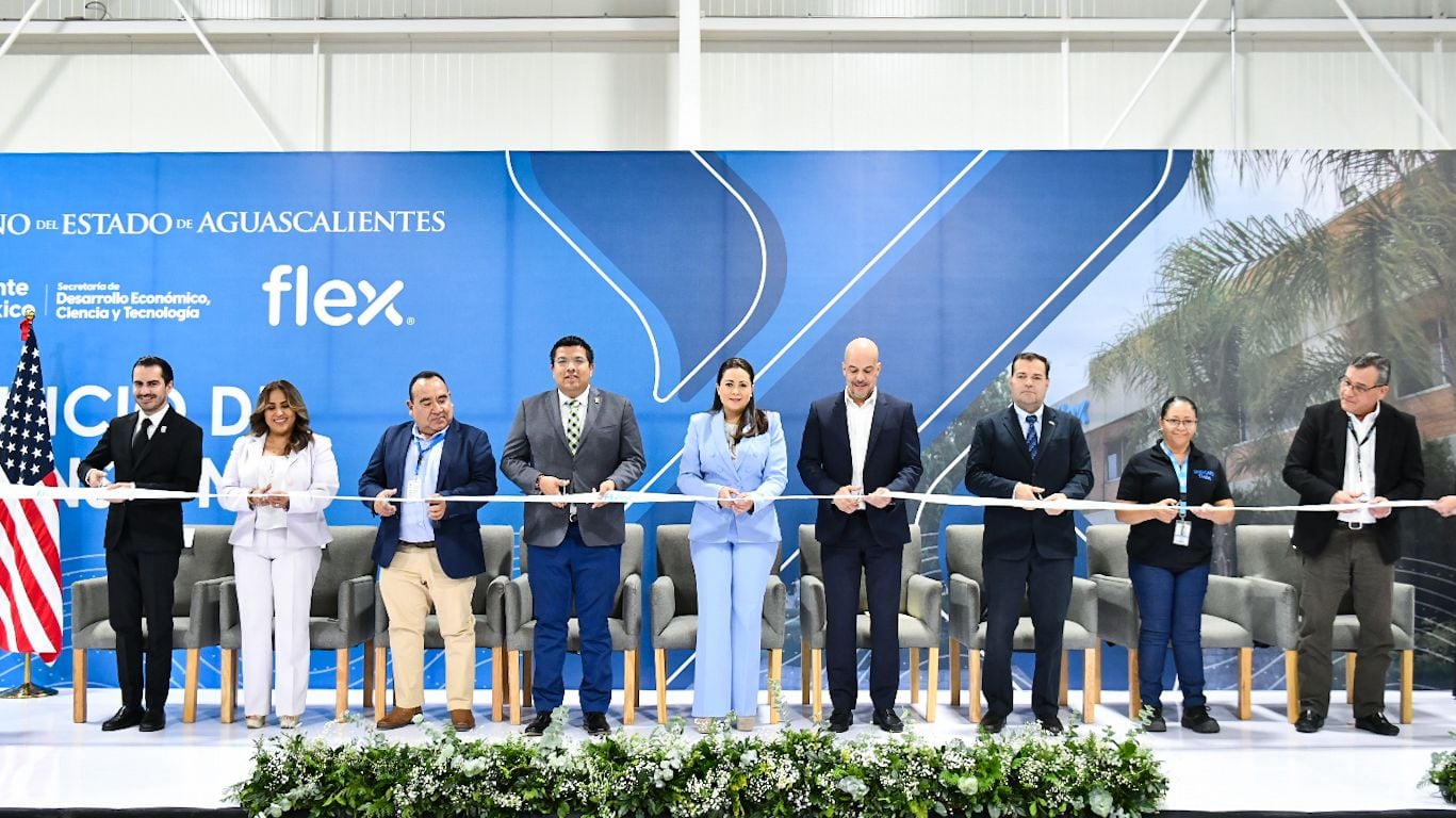 Tere Jiménez inaugura expansión de Flex en Aguascalientes; supera 5 mil empleos directos
