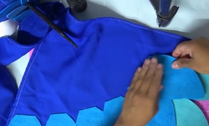 Disfraz de guacamaya azul para primavera