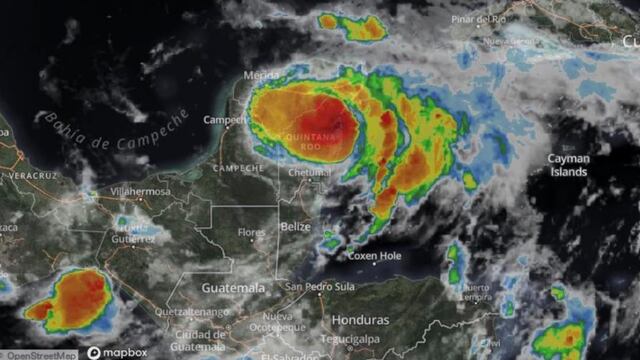 Huracán Grace ya está sobre Quintana Roo
