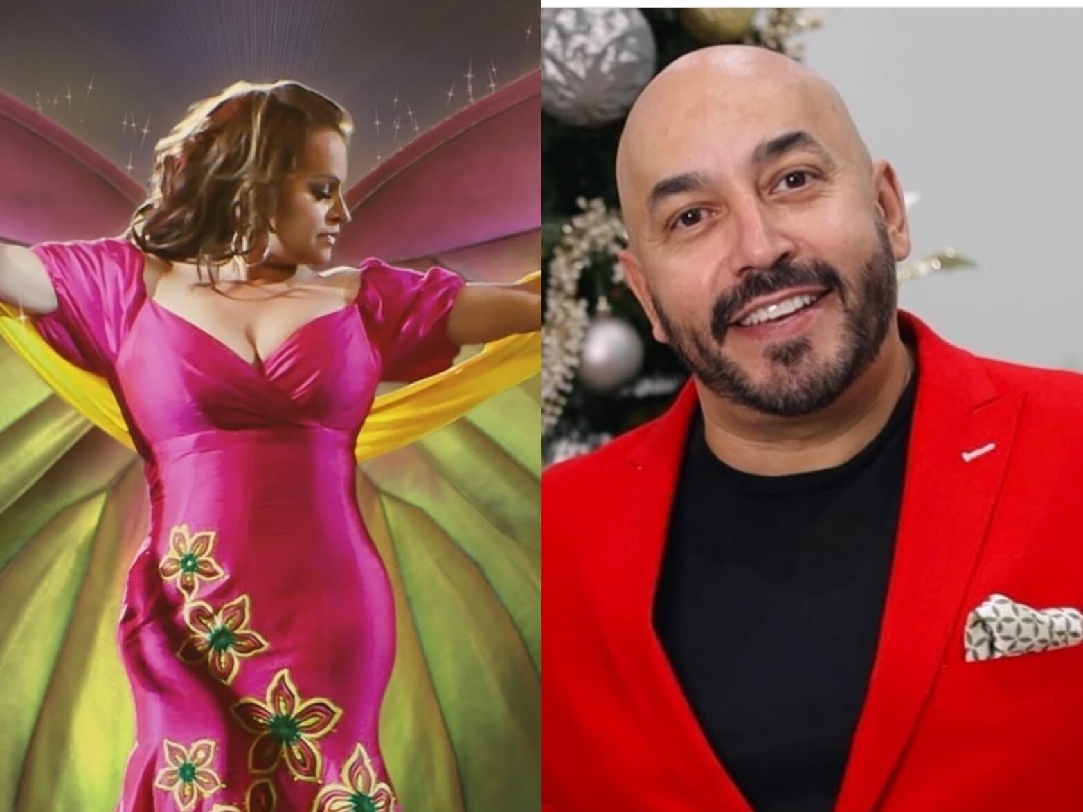 Jenni Rivera y Lupillo Rivera.