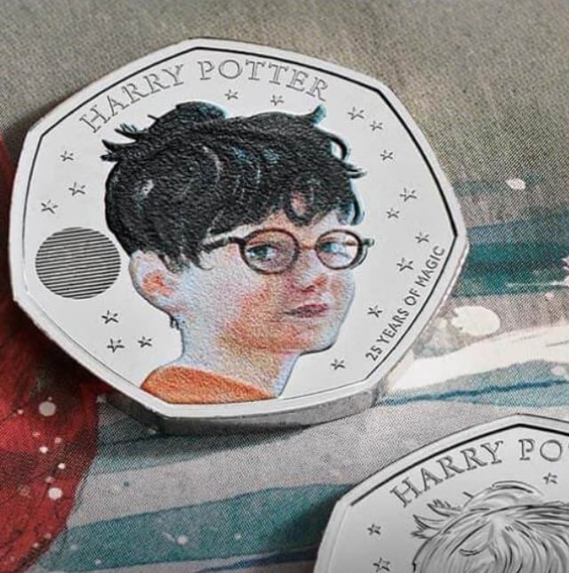 Moneda de plata de Harry Potter