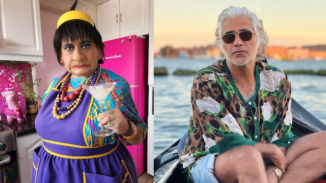 Doña Márgara Francisca y Alejandro Fernández.