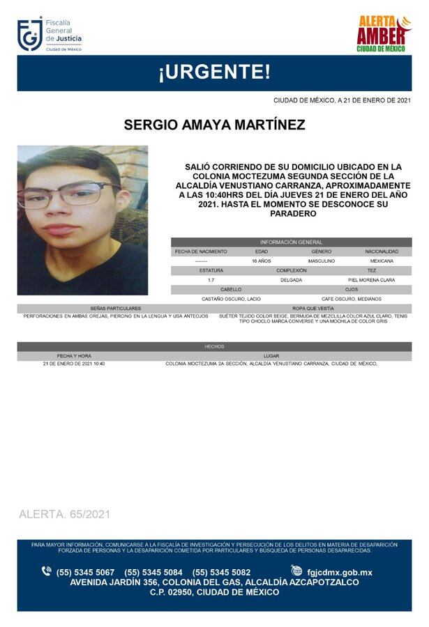 Ficha de búsqueda de Sergio