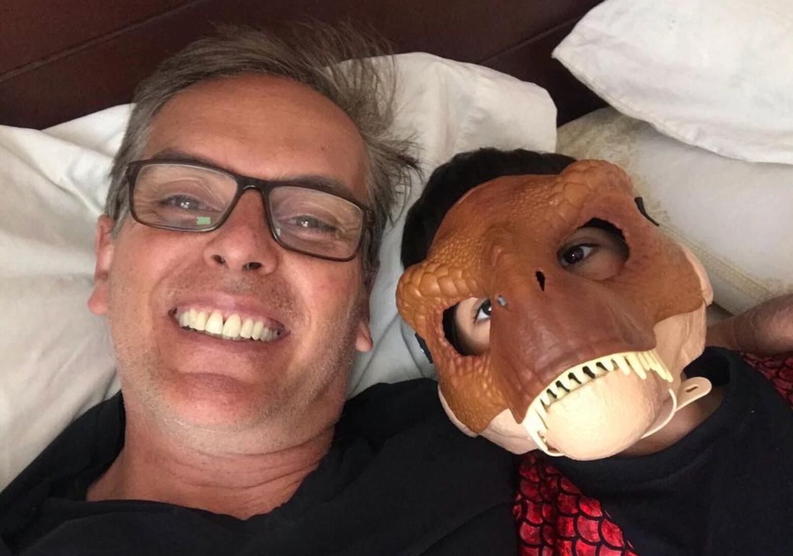 Xavier Ortiz y su hijo Xavi