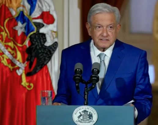 AMLO en Chile