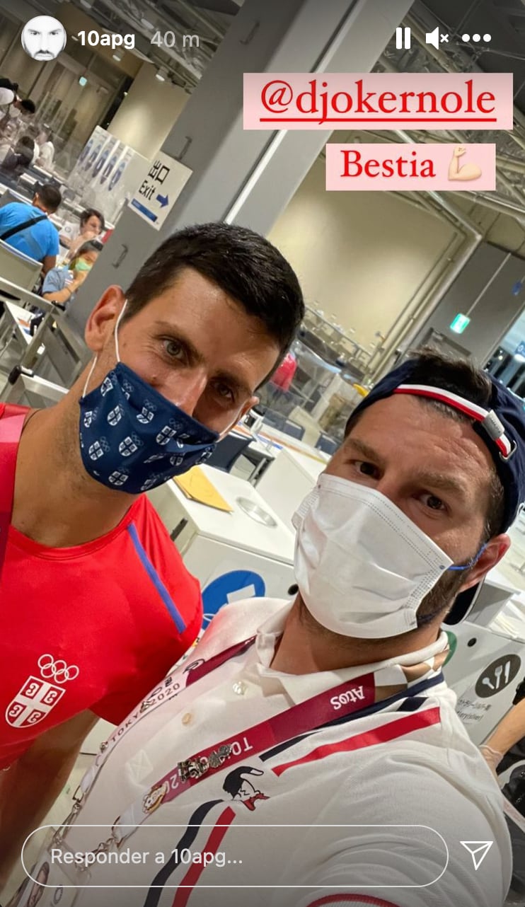 Andre-Pierre Gignac y Novak Djovak