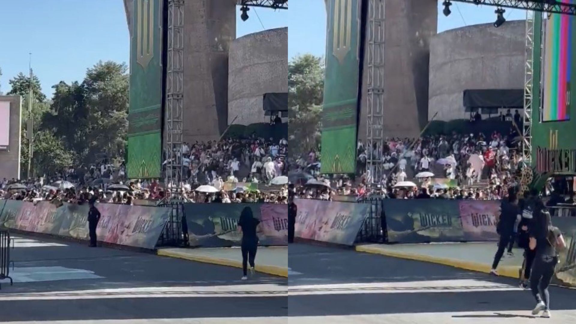 Fans de Ariana Grande rompieron cerco del Auditorio Nacional previo a la premier de Wicked