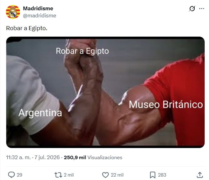 Memes victoria de Argentina sobre Egipto FIFA