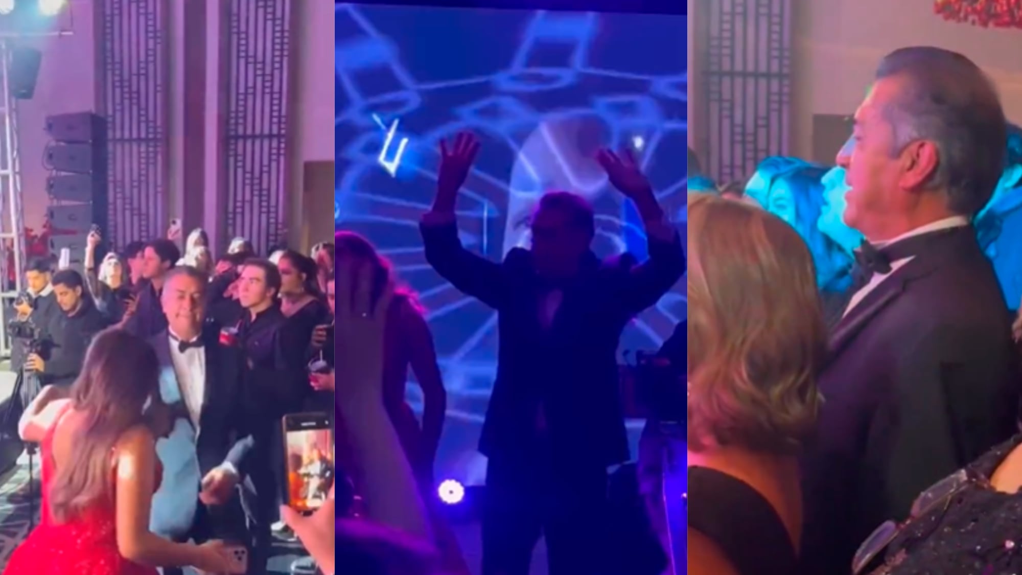 VIDEO: El Bronco perrea en los XV años de su hija tras salir de arraigo domiciliario