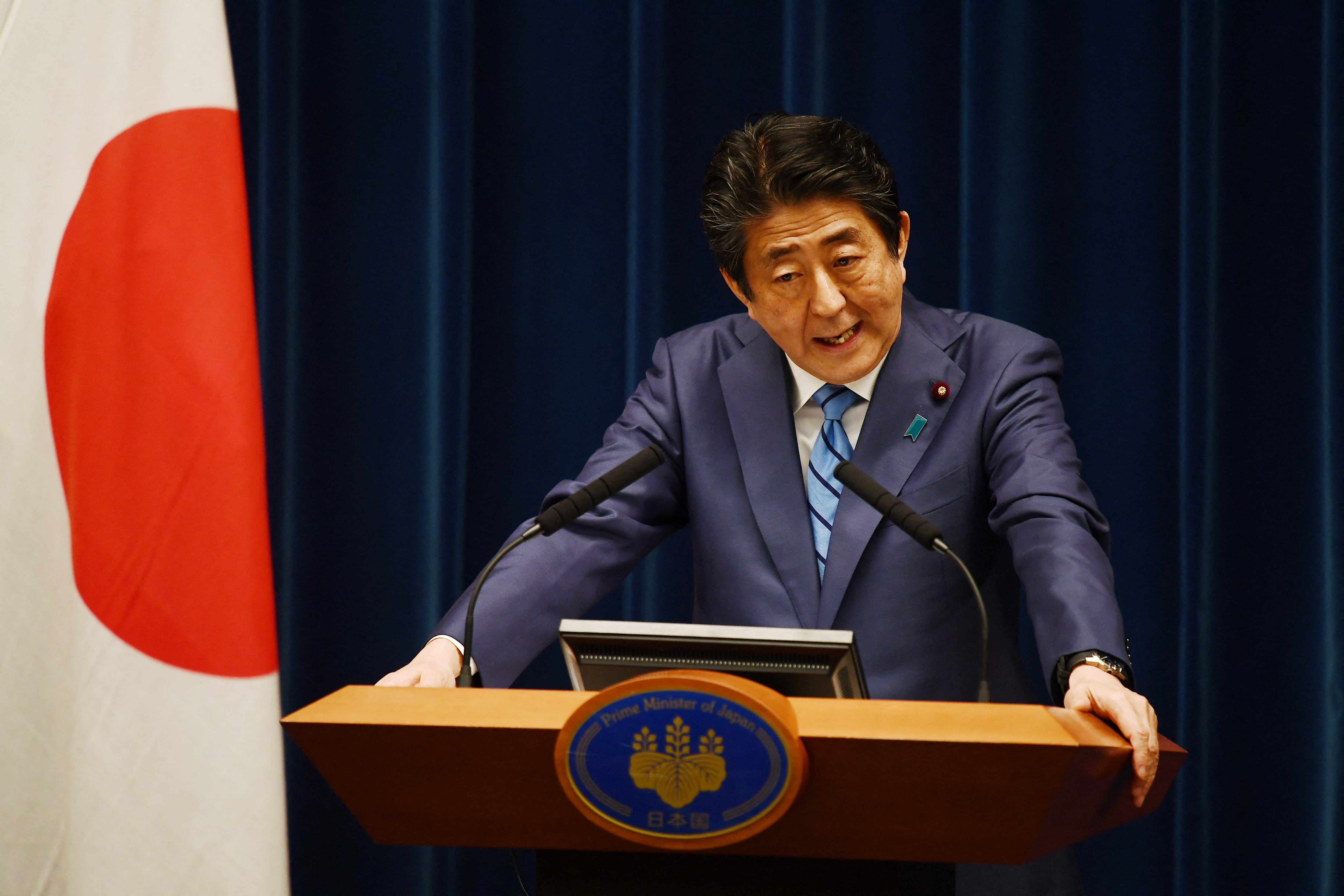 Shinzo Abe, exprimer ministro de Japón