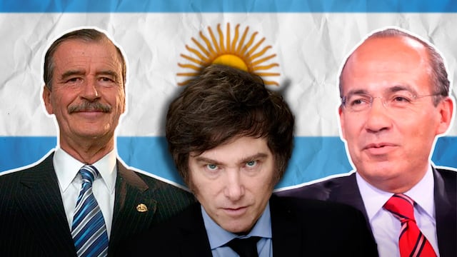 Javier Milei recibe respaldo de Felipe Calderón y Vicente Fox