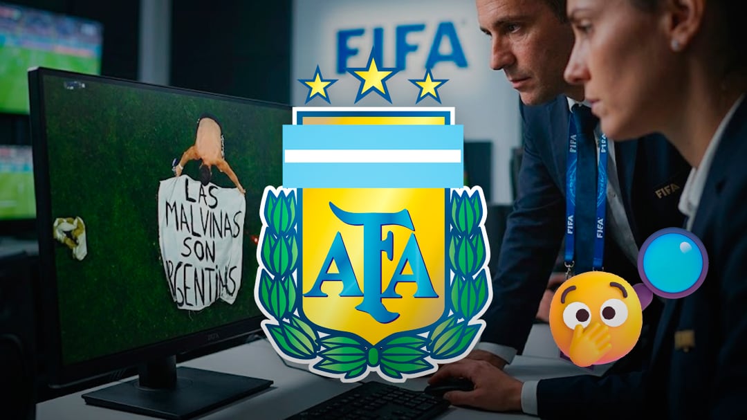 FIFA investiga a la AFA por la pancarta de las Malvinas y otros incidentes