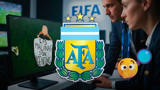 FIFA investiga a la AFA por la pancarta de las Malvinas y otros incidentes