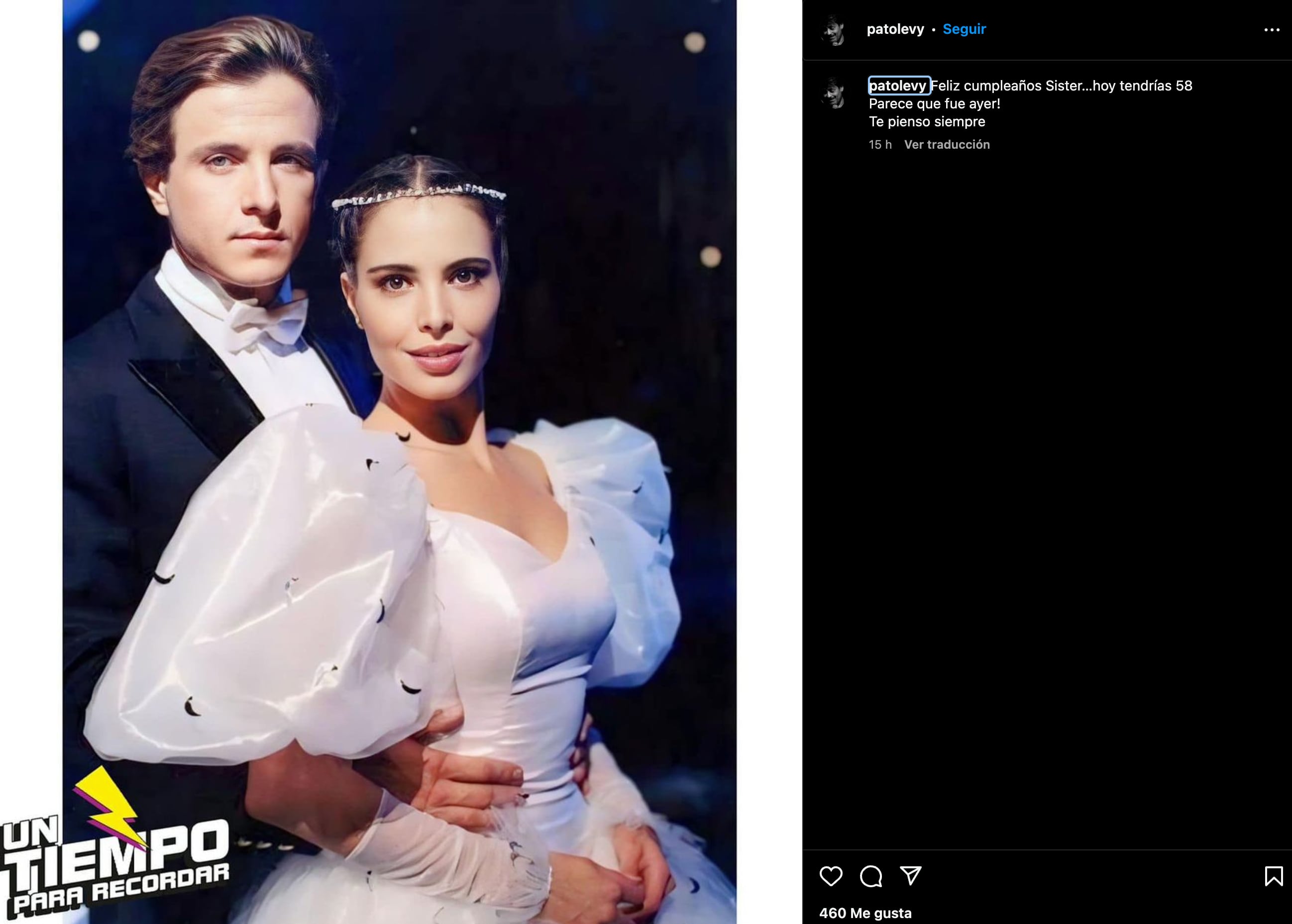 Pato Levy también recordó el cumpleaños de Mariana Levy