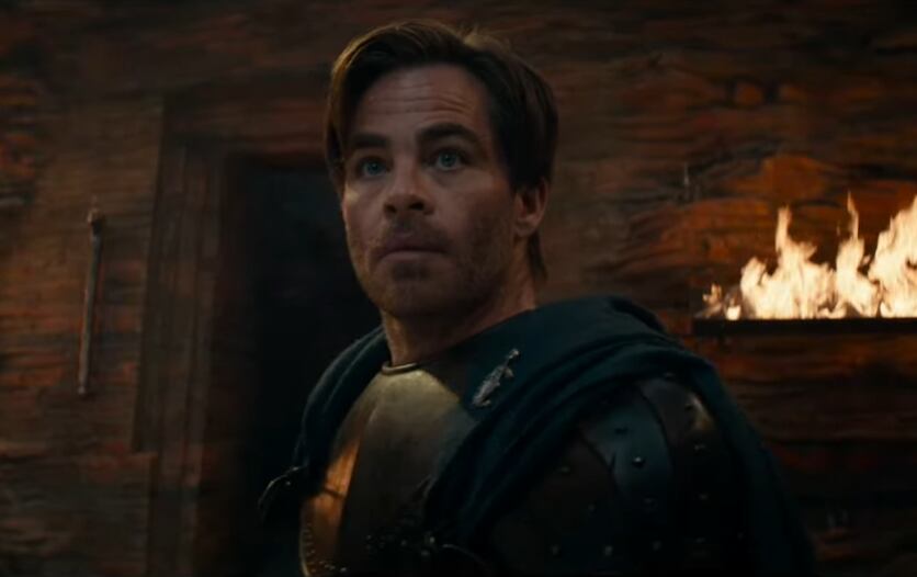 Chris Pine en la película 'Dungeons & Dragons: Honor entre ladrones'