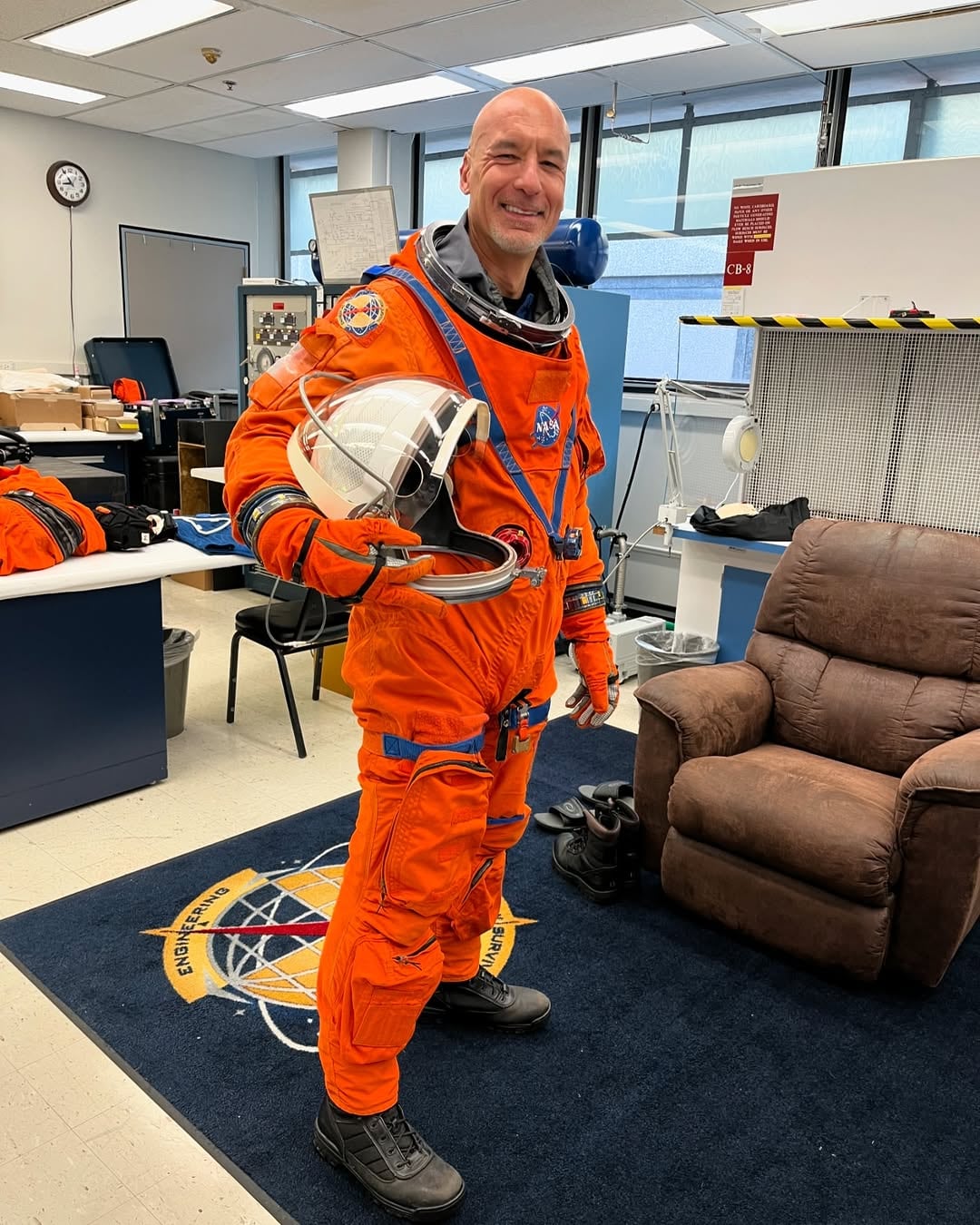 Luca Parmitano, astronauta italiano, miembro de la tripulación Artemis III