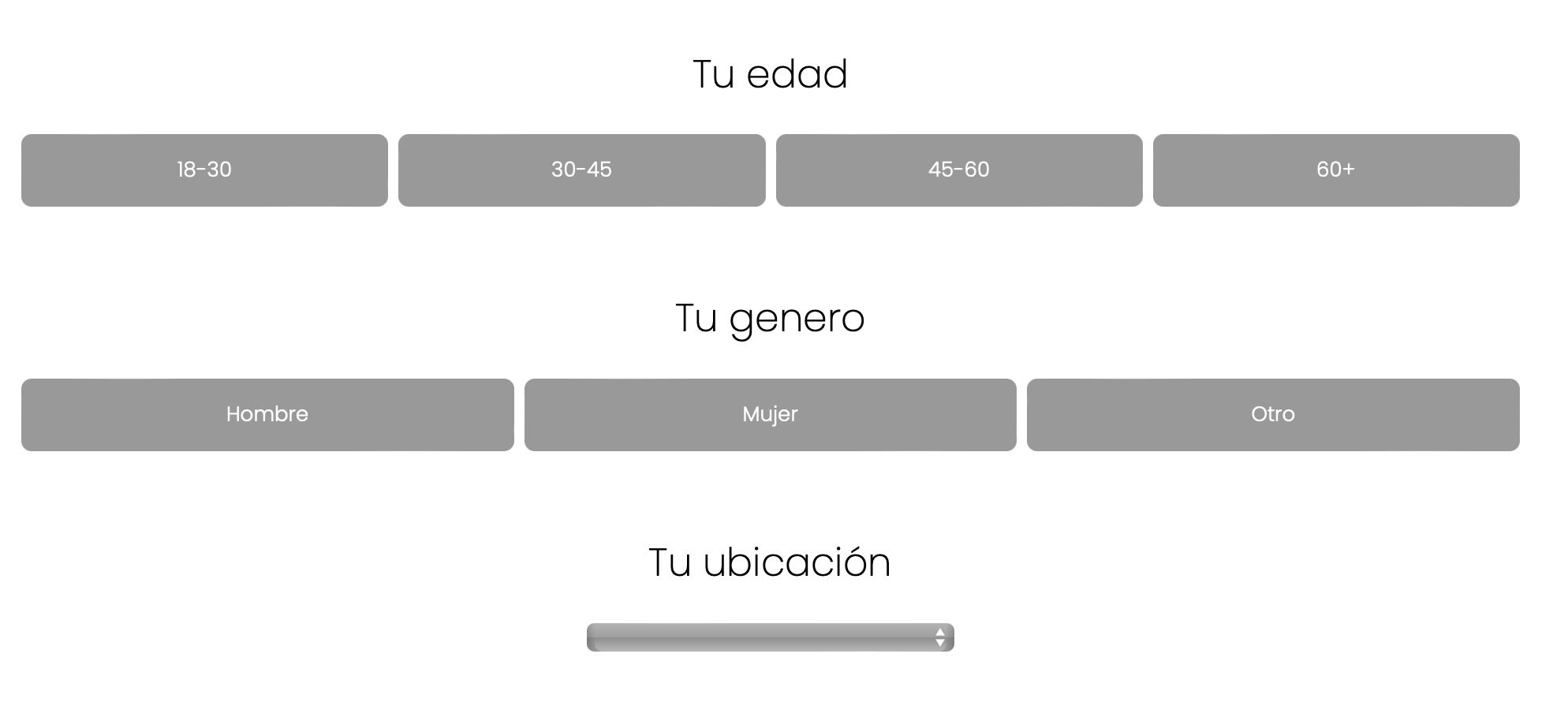 Cuestionario inicial de Voto Ciego