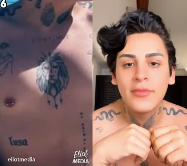 Kunno muestra sus tatuajes
