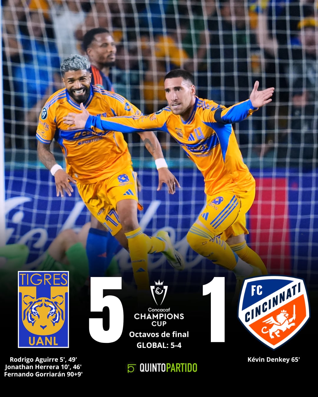 Tigres sigue vivo en la Concachampions 2026