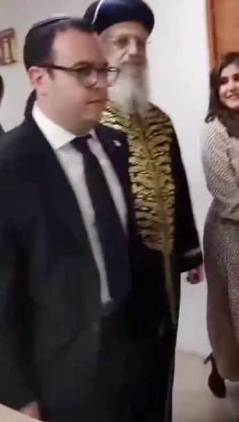 David Yosef está de visita en México y su visita a la Cámara de Diputados generó polémica