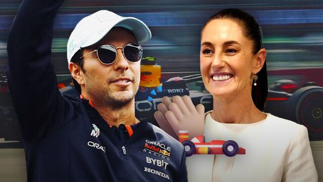 Claudia Sheinbaum felicita a Checo Pérez