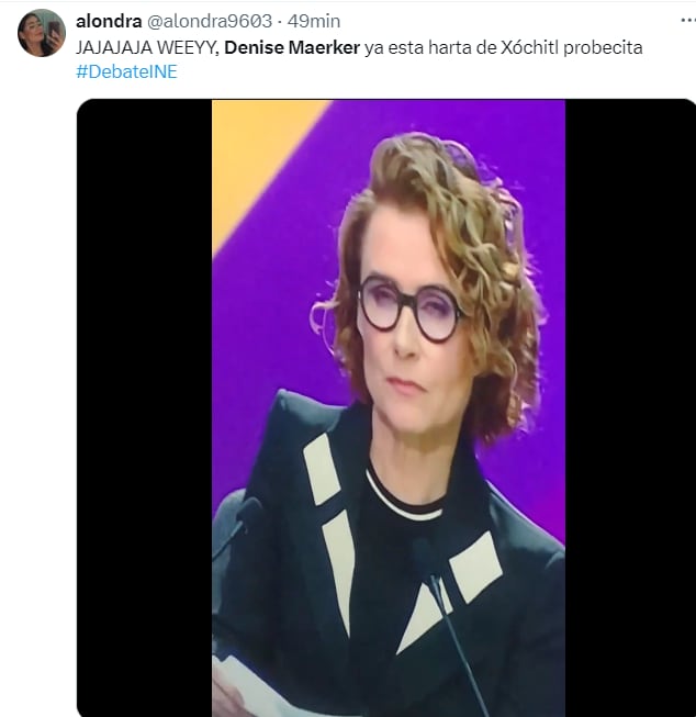 Denise Maerker protagoniza los memes del primer debate presidencial