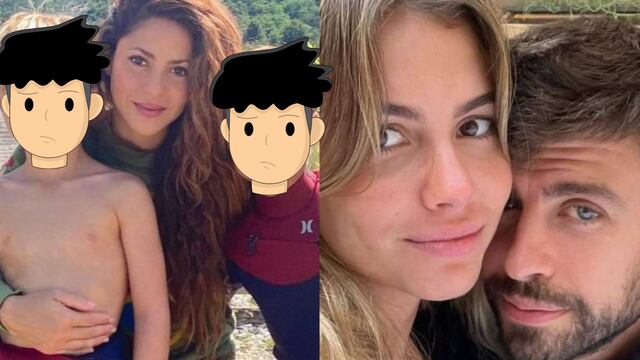 Esto es lo que los hijos de Shakira y Gerard Piqué saben sobre la relación con Clara Chía