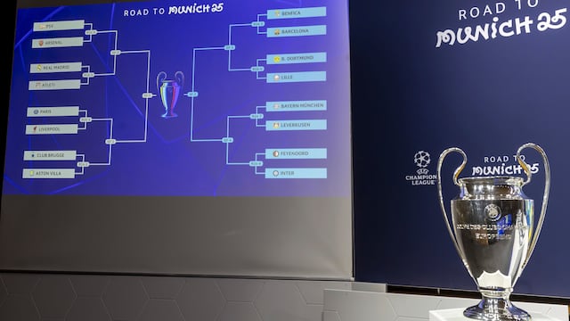 Octavos de final de la Champions League.