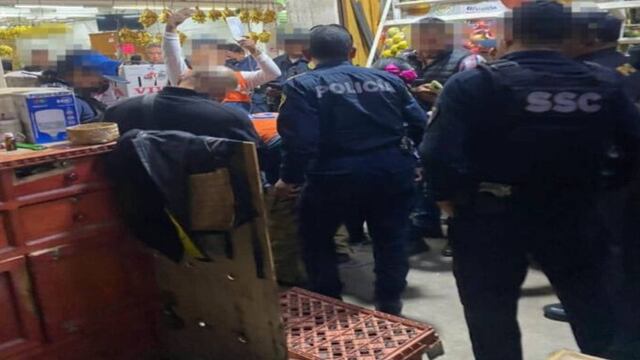 Balacera en la Central de Abasto