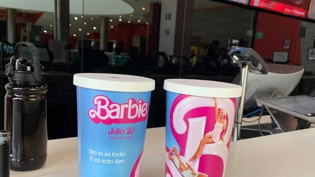 Vaso de Barbie en Cinemex