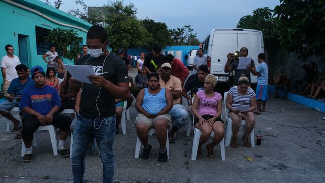 Migrantes en Tabasco.