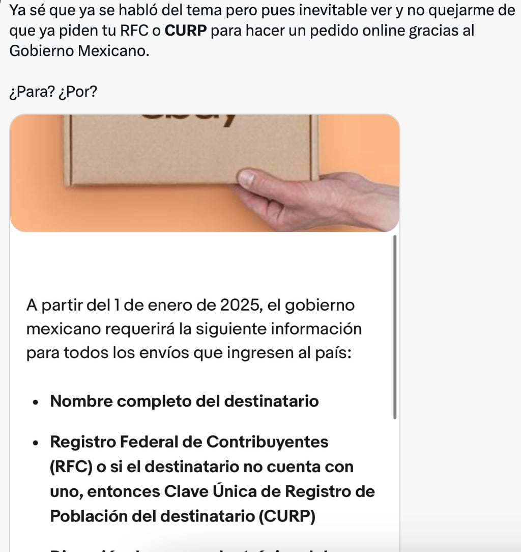 Temu y Shein ya piden CURP y RFC